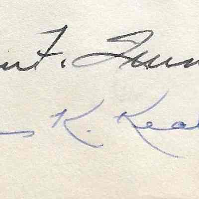 Author's Personal Collection: Signatures appear authentic with ink variations, but unsure if "auto pen"