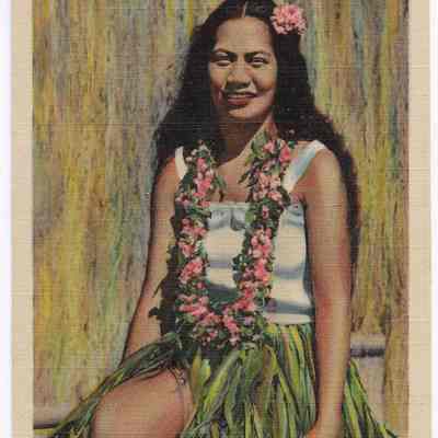 Hula Girl, Hawaiian Islands