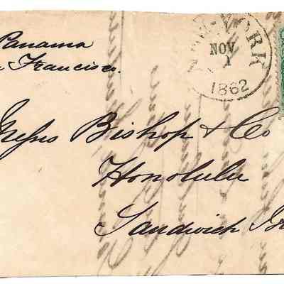 Civil War Cover Cancellation Date Nov 1, 1862 New York Cancellation