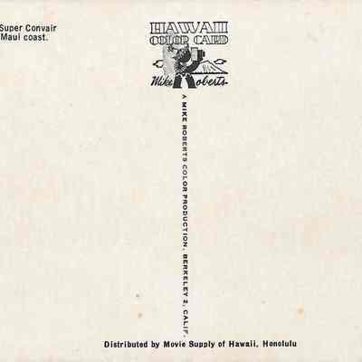 Author's Personal Collection: Hawaii Color Card, Mike Roberts