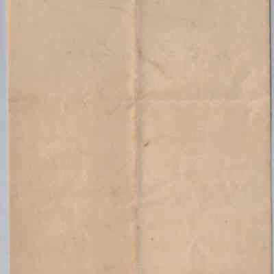 Author's Personal Collection: Back of signature page