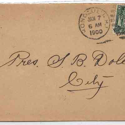 Pres. S. B. Dole (Sanford B Dole)