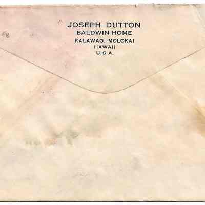 Author's Personal Collection: Joseph Dutton Stationary