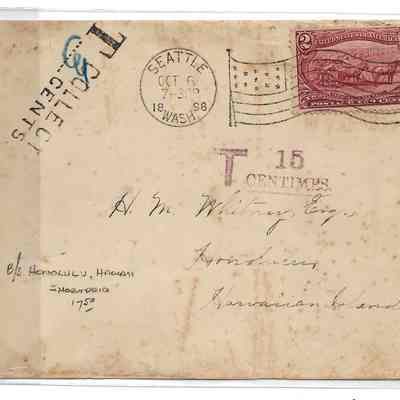 H. M. Whitney (Hawaii's First Postmaster)