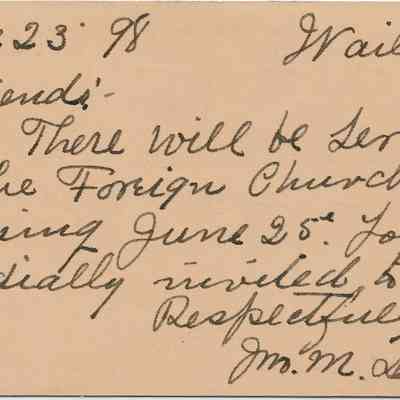 Pastor James M Lewis