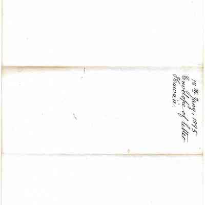 Author's Personal Collection: Back Page of Signed Document