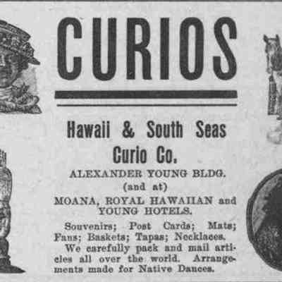 For reference only: Published by Hawaii & South Seas Curio Co., Honolulu