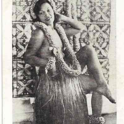 Author's Personal Collection: "Hula Dancer, Honolulu, Hawaii"