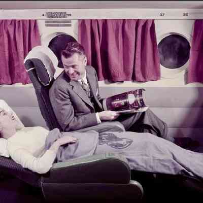 For reference only: Interior of Stratocruiser
