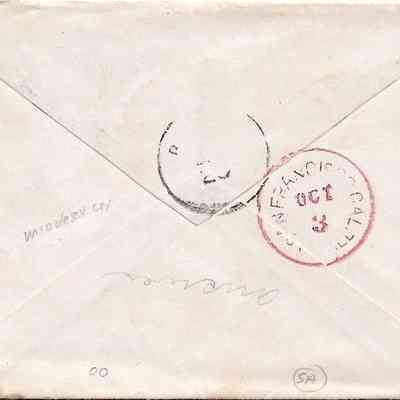 Author's Personal Collection: Various postmark cancellation dates of received mail.