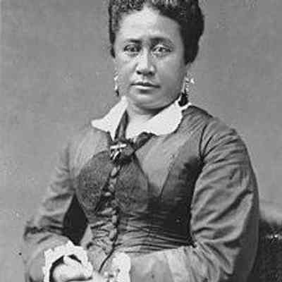 For reference only: Kapiʻolani, the wife and future queen consort of Kalākaua