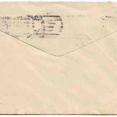 Author's Personal Collection: Cover back
Cover Sent from H. Hackfeld & Co., Ltd., Cancellation Date Dec 15, 1900.