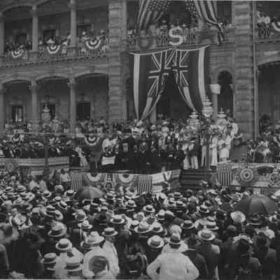 Inauguration of Gov. Sanford B. Dole June 12, 1900