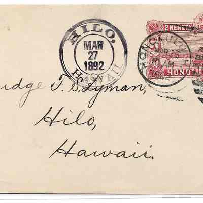 Frederick S Lyman Judge of Hawaii Island