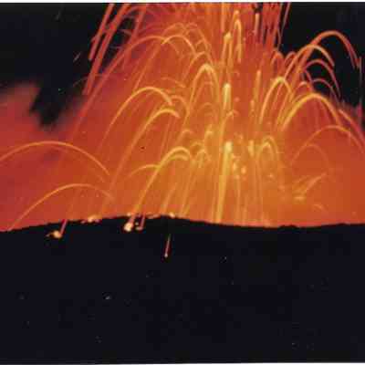 Kilauea Erupting at Night