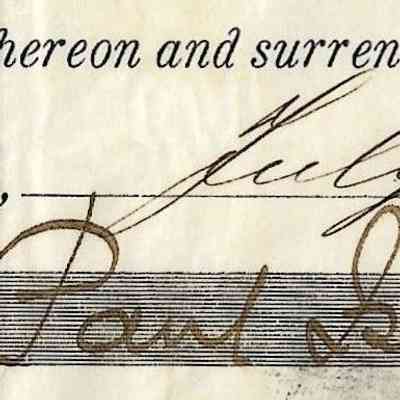 Author's Personal Collection: Note Incorporated Date June 29, 1895.