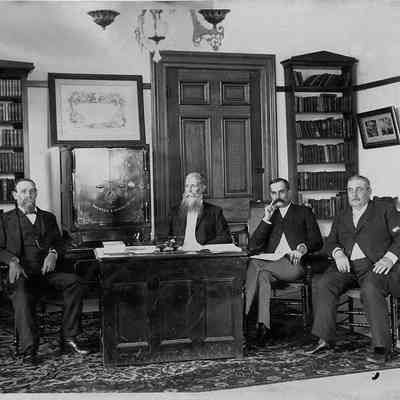 For reference only: Provisional Government cabinet, (left to right) James A. King, Dole, W. O. Smith and P. C. Jones