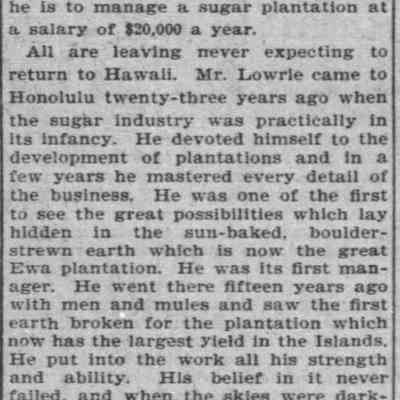 For reference only: Credit The Honolulu Advertiser June 10, 1902 Page 1