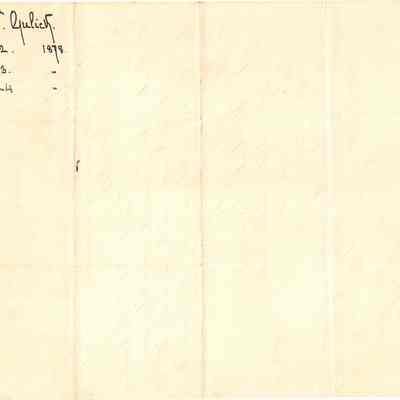 Author's Personal Collection: Signed C T Gulick Dated July 22 1878