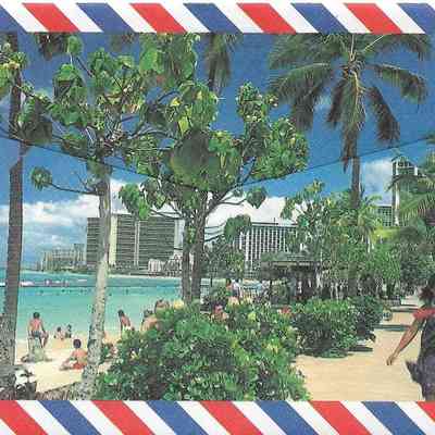 Beautiful First Class (Air Mail) Envelope