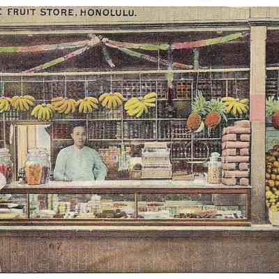 Chinese Fruit Store, Honolulu