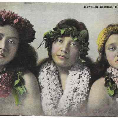 Hawaiian Beauties, Hawaiian Islands.