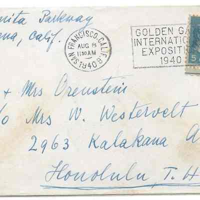 Mr. & Mrs. Orenstein - Escaped Germany to Norway to Hawaii