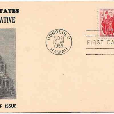 United States Commemorative Hawaii Statehood 1959