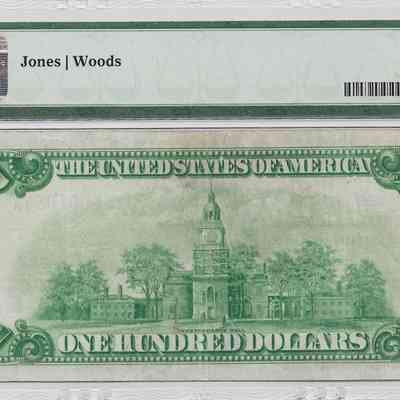 Author's Personal Collection: Image of Independence Hall on reverse.