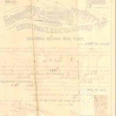 Author's Personal Collection: Back of Document