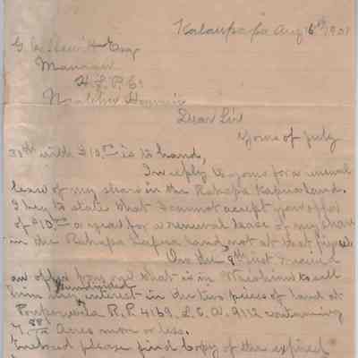 William J Feary Leper Patient from Wailuku, Maui