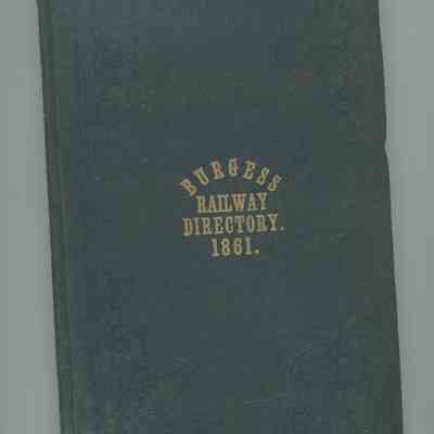 Burgess' Railway Directory for 1861