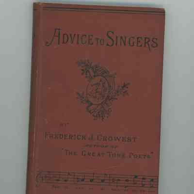 Advice to Singers