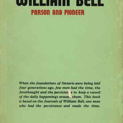 "A Man Austere William Bell Parson and Pioneer"