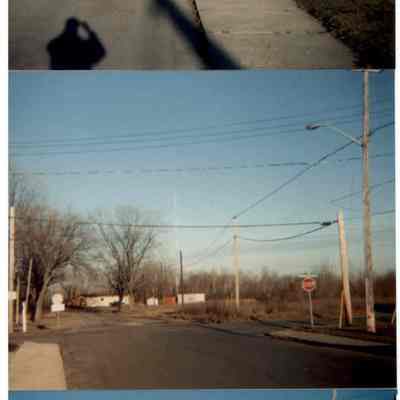 Three sets of colour photographs documenting the former location of the Railway Station in Perth; also Mammoth Cheese monument