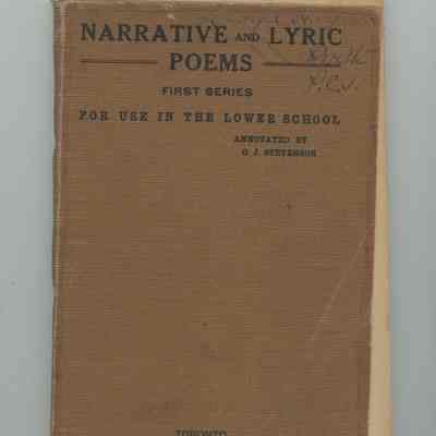 "Narrative and Lyric Poems"