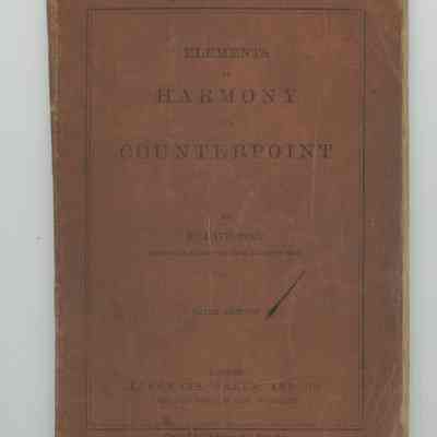 Elements of Harmony and Counterpoint