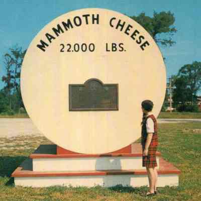 Model of Mammoth Cheese