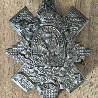 Cap Badge - 30th Battalion Scottish Regiment (NSW)