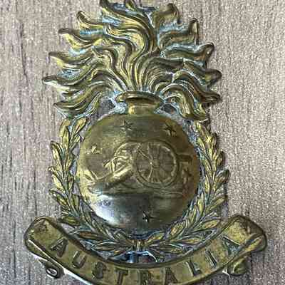 Australian Field Artillery Hat Badge