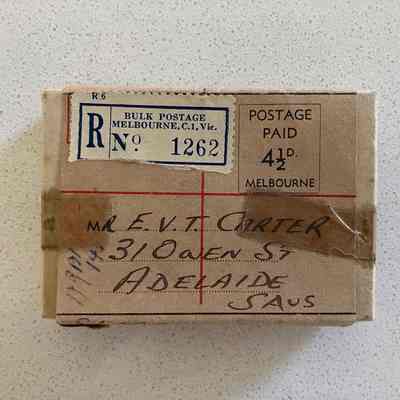 Official Postage Medal Box Containing a War Medal 1939-1945