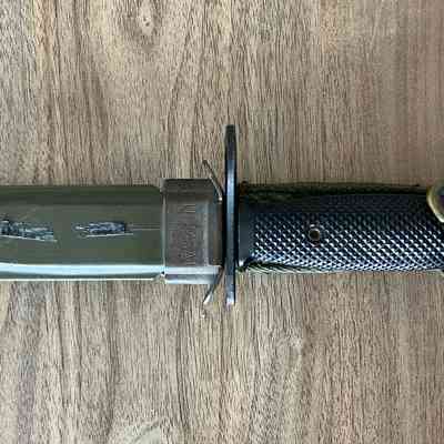 2023.59.2: Bayonet fitted into scabbard