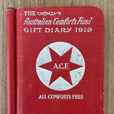 Australian Comforts Fund Gift Diary 1919