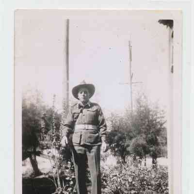 Unidentified Australian Soldier in Dress Uniform