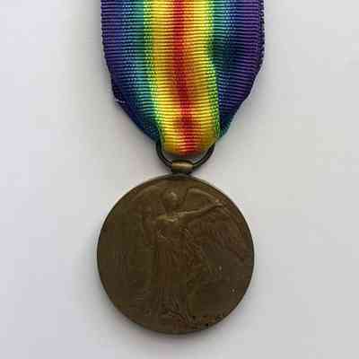 2025.1: Obverse of the Commonwealth Victory Medal showing the winged figure of Victory.
