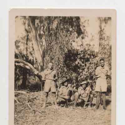 Four (4) Unidentified Australian Soldiers