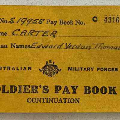 Pay Book Continuation C 431642