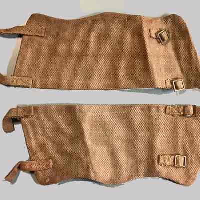 1937 Pattern Khaki Ankle Gaiters