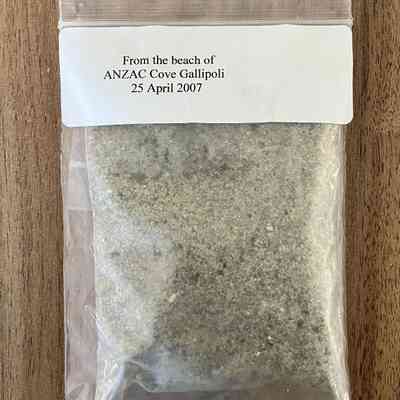 Bag of Sand from ANZAC Cove