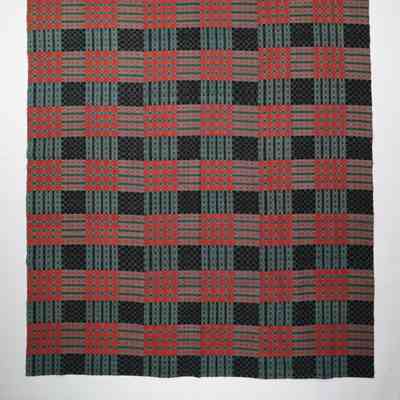 Geometric coverlet; overshot